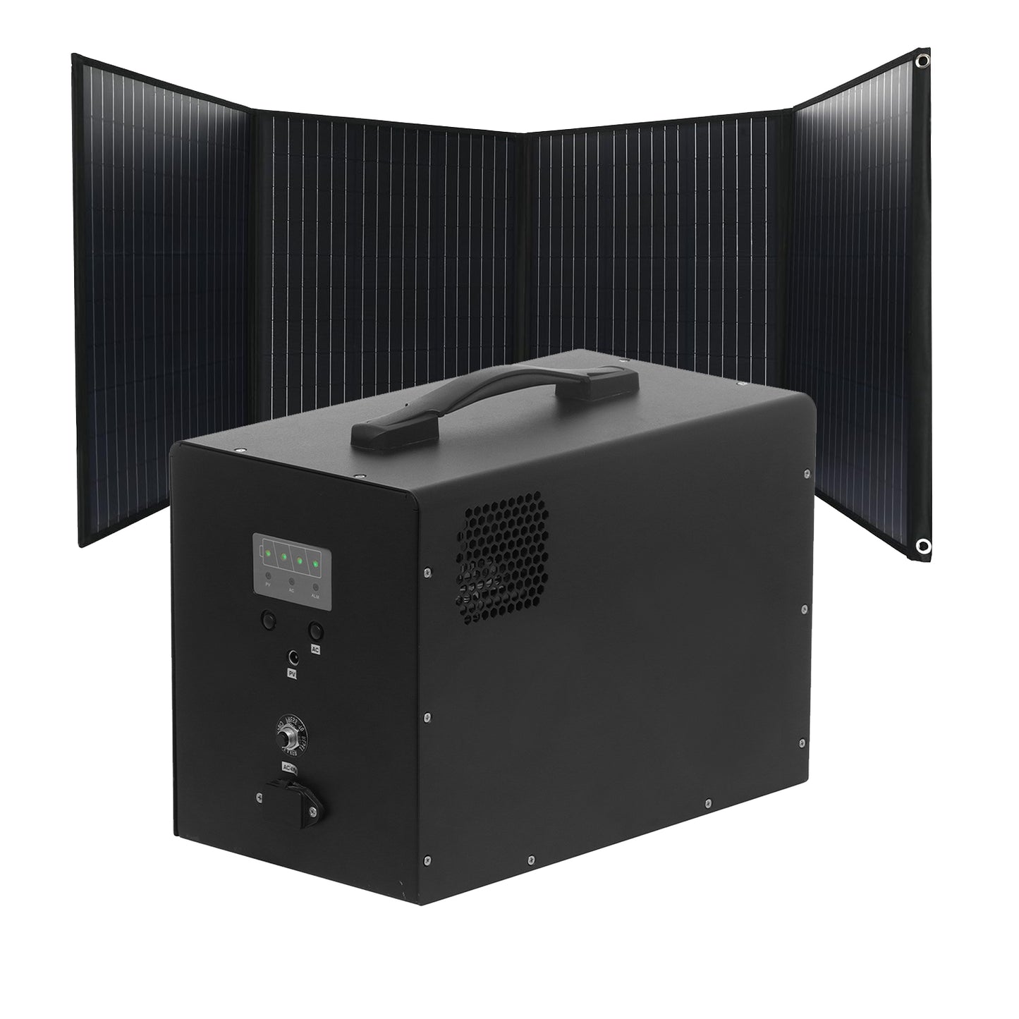 SR Portables Solar LumenX 1280Wh Portable Power Station with 200W Solar Panel for Emergency Light Backup for Home | 1000VA Pure Sine Wave UPS | LiFePO4 Battery | Solar Input Upto 300W