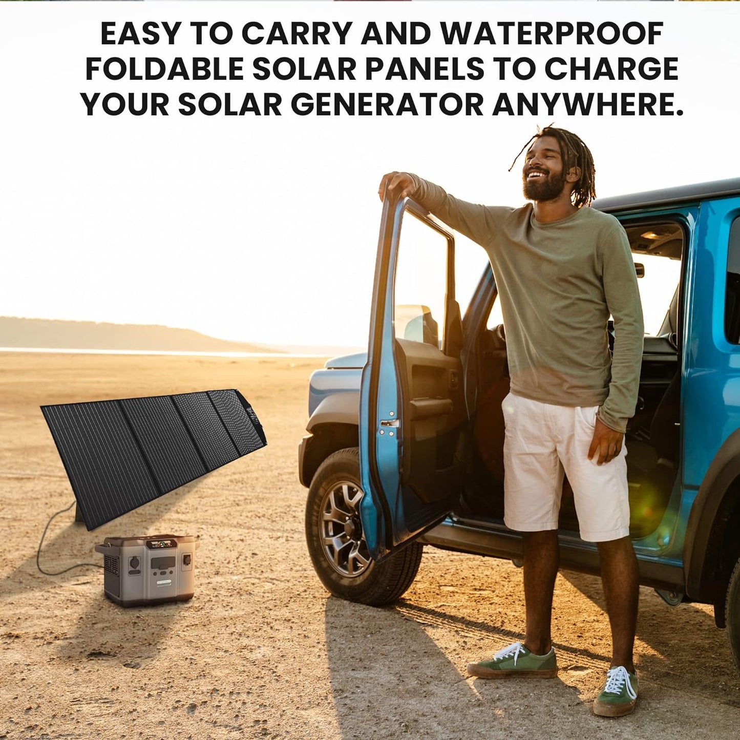 SR Portables Monocrystalline Foldable Solar Panel 200W