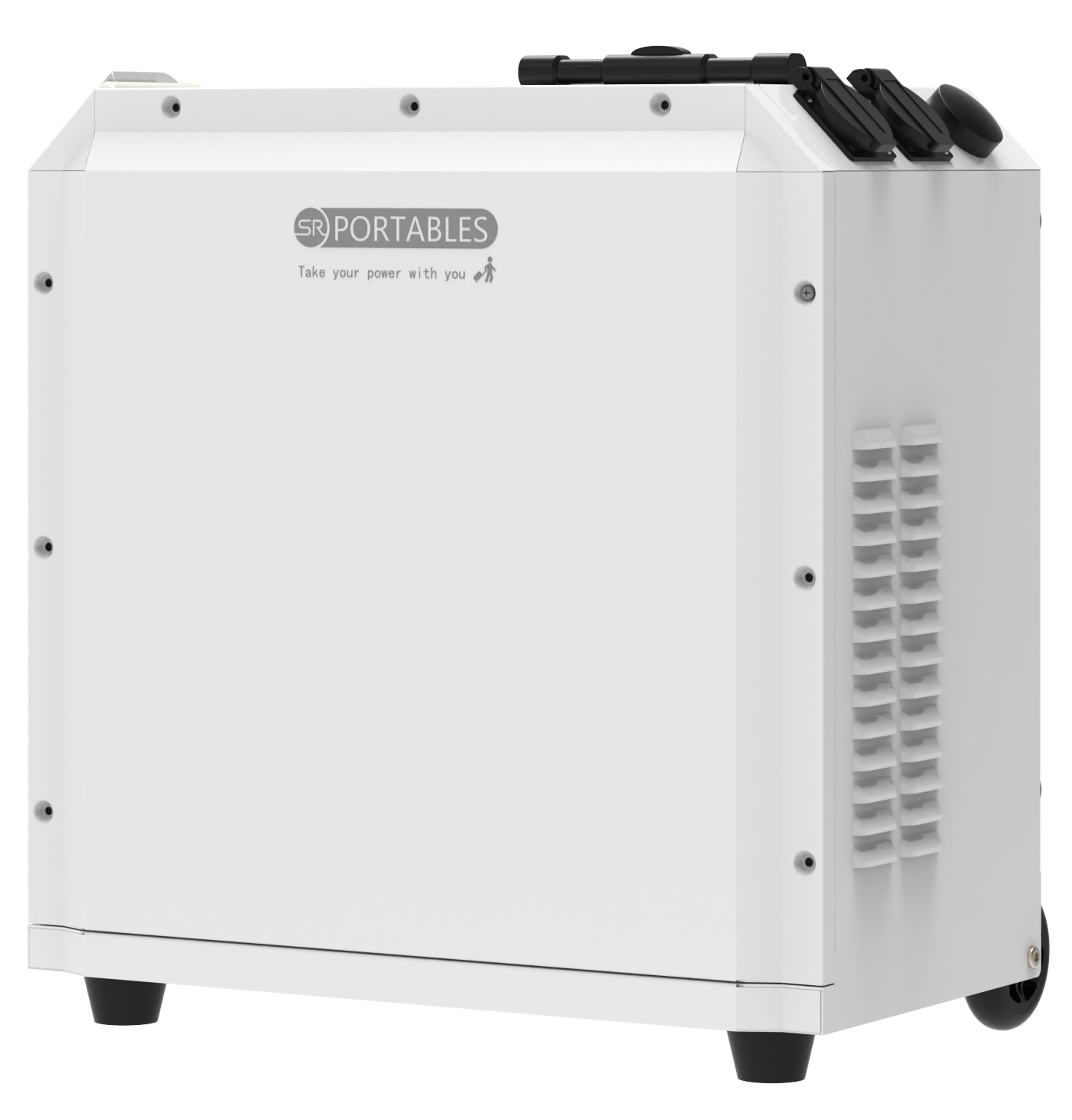 SR Portables Helios 5 Portable Solar Inverter | 5120Wh Li-Ion Battery | 5kW Power Output | Programmable Smart Control | 4000+ Cycle Life | Emergency Backup & Off-Grid Power