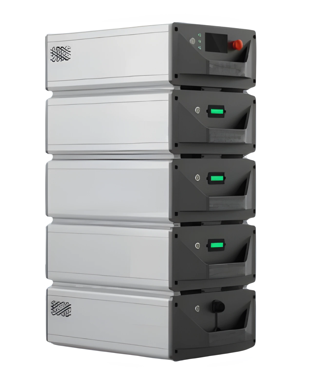 SR Portables Stacked EV charging station, 3.84 kWh LiFePO₄ Battery, 20kW Output Power, Wide Voltage 200–530V, Large 4.3” Display, GBT/CCS1/CCS2 Charging Gun (5m), Plug & Charge, IP-54, -10°C to 60°C