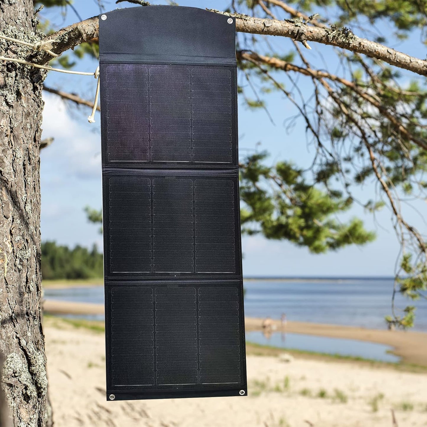 SR Portables 100W Monocrystalline Foldable Solar Panel