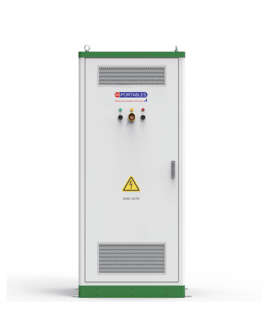SR Portables Outdoor Liquid-Cooled PV-ESS Cabinet Power System | 8000+ cycle | 280Ah Battery Capacity | Liquid Cooling Technology for Battery Heat Reduction | Space-Saving Design for Easy Setup