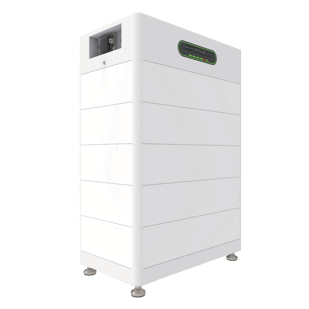 SR Portables Zeus Solar Powered Battery | 5kWh / 10kWh / 15kWh Options | LiFePO₄ Battery | Compatible with Zeus Solar Inverter | Maximizes battery lifespan | Scale Up to 10 Connections