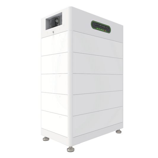 SR Portables Zeus Solar Powered Battery | 5kWh / 10kWh / 15kWh Options | LiFePO₄ Battery | Compatible with Zeus Solar Inverter | Maximizes battery lifespan | Scale Up to 10 Connections