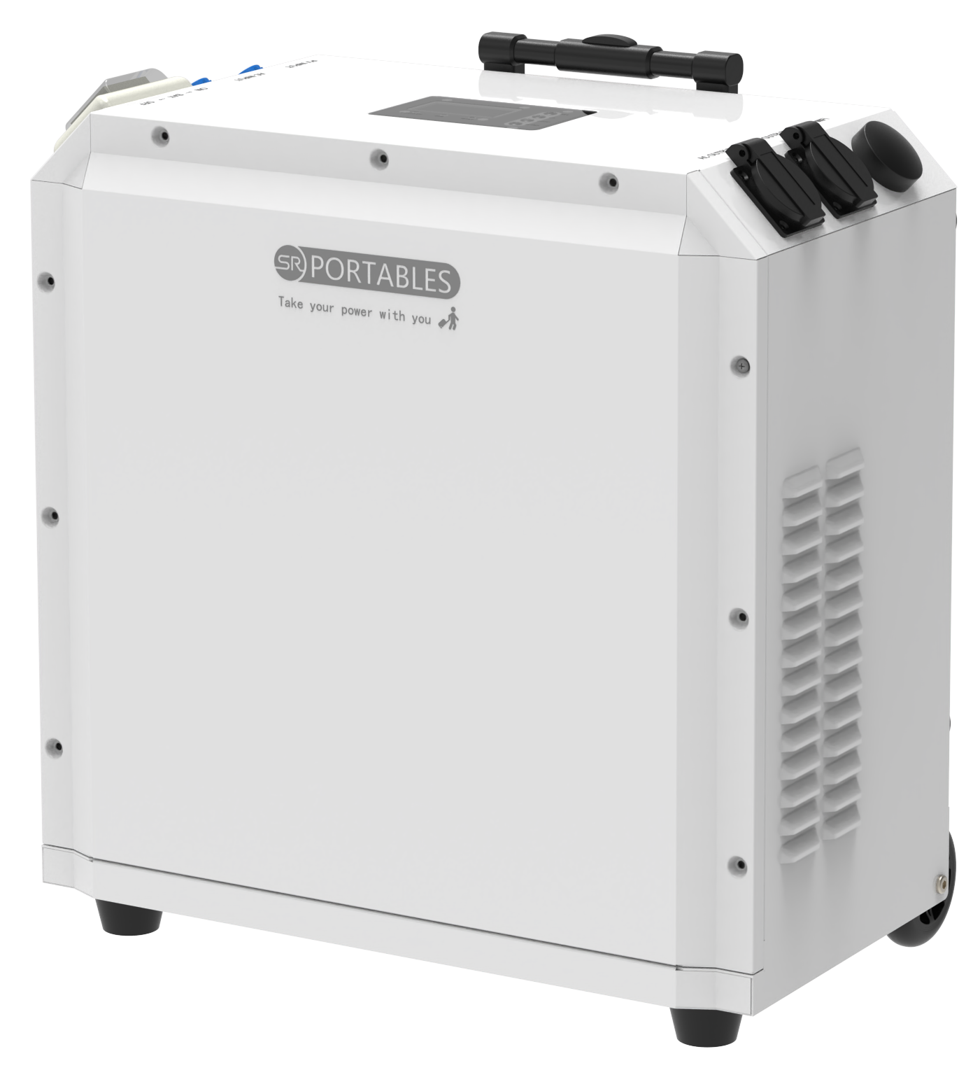 SR Portables Helios 5 Portable Solar Inverter | 5120Wh Li-Ion Battery | 5kW Power Output | Programmable Smart Control | 4000+ Cycle Life | Emergency Backup & Off-Grid Power