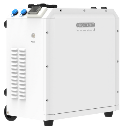 SR Portables Helios 5 Portable Solar Inverter | 5120Wh Li-Ion Battery | 5kW Power Output | Programmable Smart Control | 4000+ Cycle Life | Emergency Backup & Off-Grid Power