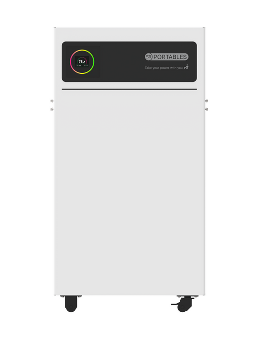 SR Portables Titan LV Solar Powered Battery | 5kWh / 10kWh / 15kWh Options | LiFePO₄ Battery | Compatible with Titan Solar Inverter | Maximizes battery lifespan | Scale Up to 10 Connections
