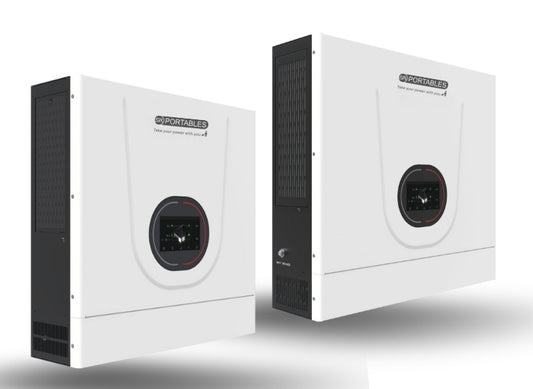 SR Portables Titan Solar Inverter | 5kW Inverter Capacity with Fast Charging | Wide Grid Input Volt Range | Wide MPPT Volt Input Range | Smart Li-Ion Battery Wake-Up | Controlled Grid-Connected Output