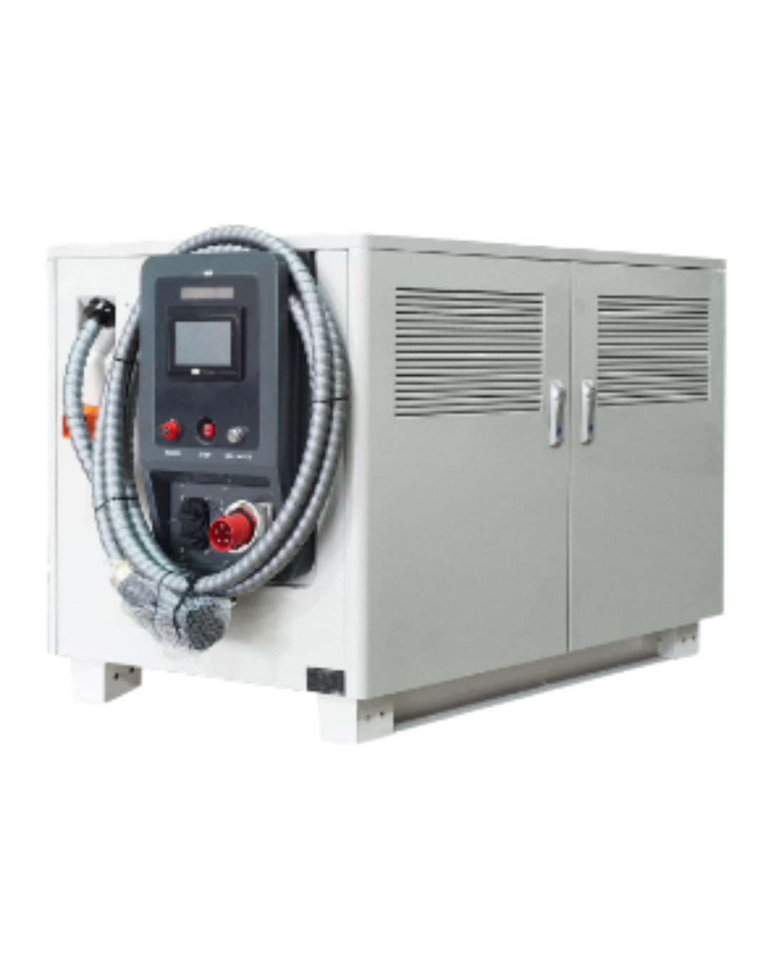 SR Portables Mobile Energy Storage Charging System, 65 kWh LiFePO₄ Battery, 60kW Output, Wide Voltage 200–1000V, Large 7” Touch Display, GBT / CCS1 / CCS2 / ChadeMO (7m), Plug & Charge, Liquid Cooling